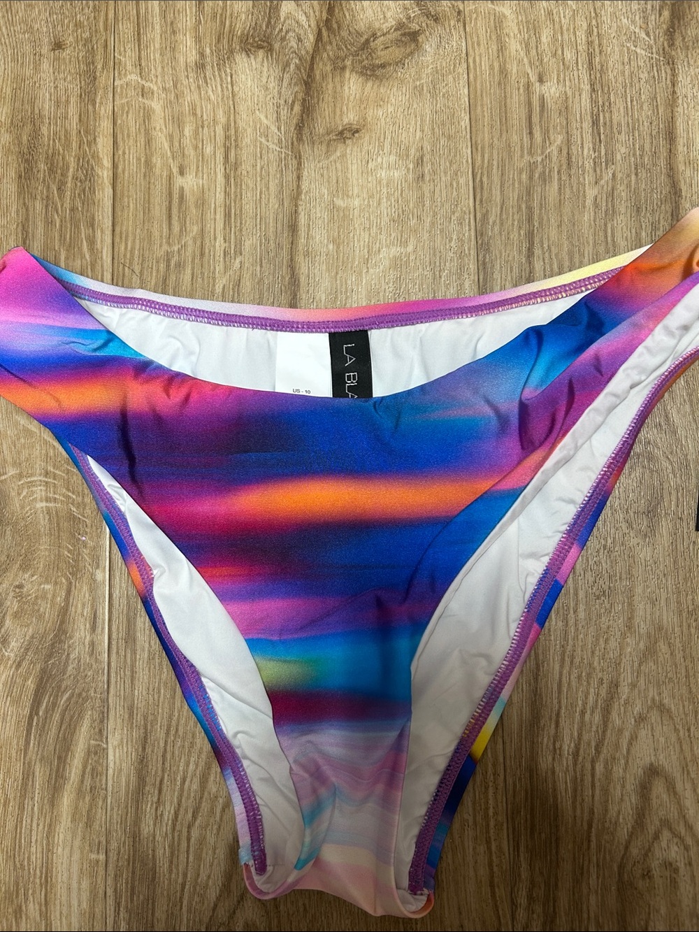 La Blanca Sunset Shores Multicolor Ombre Stripe Bikini Bottoms